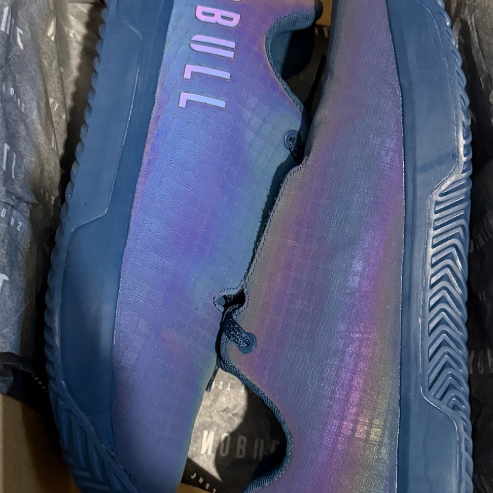 NO BULL Iridescent Blue Athletic Shoes - Picture 3 of 4